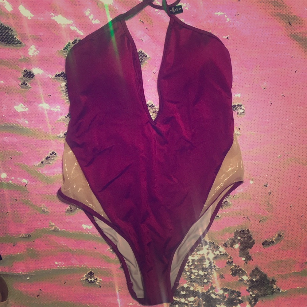 NEW PINK bathing suit size small